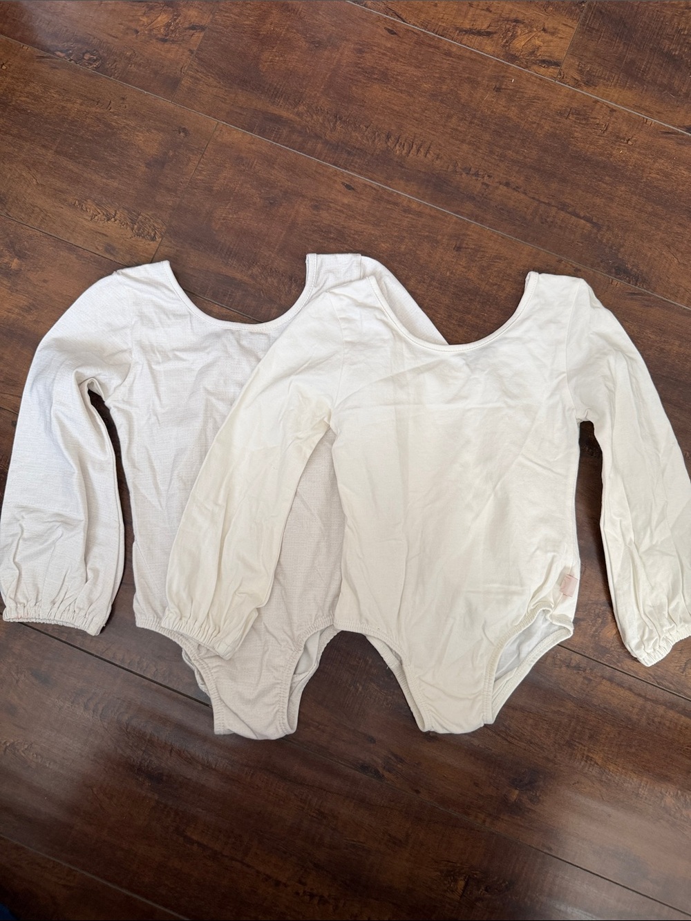 Well Dressed Wolf Cream Long Sleeve Baby Bodysuit Duo (Omi Jo)